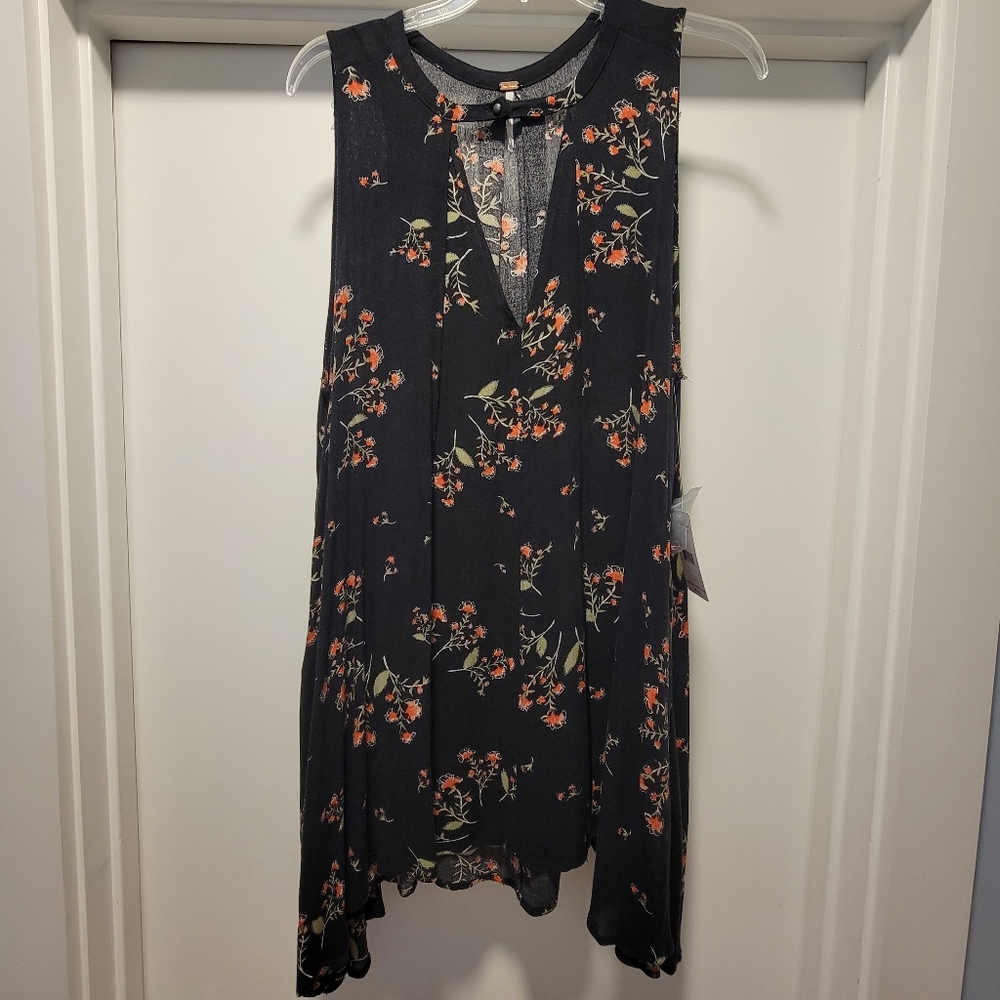 Free People Snap Out Of It Dress Navy Sz Small